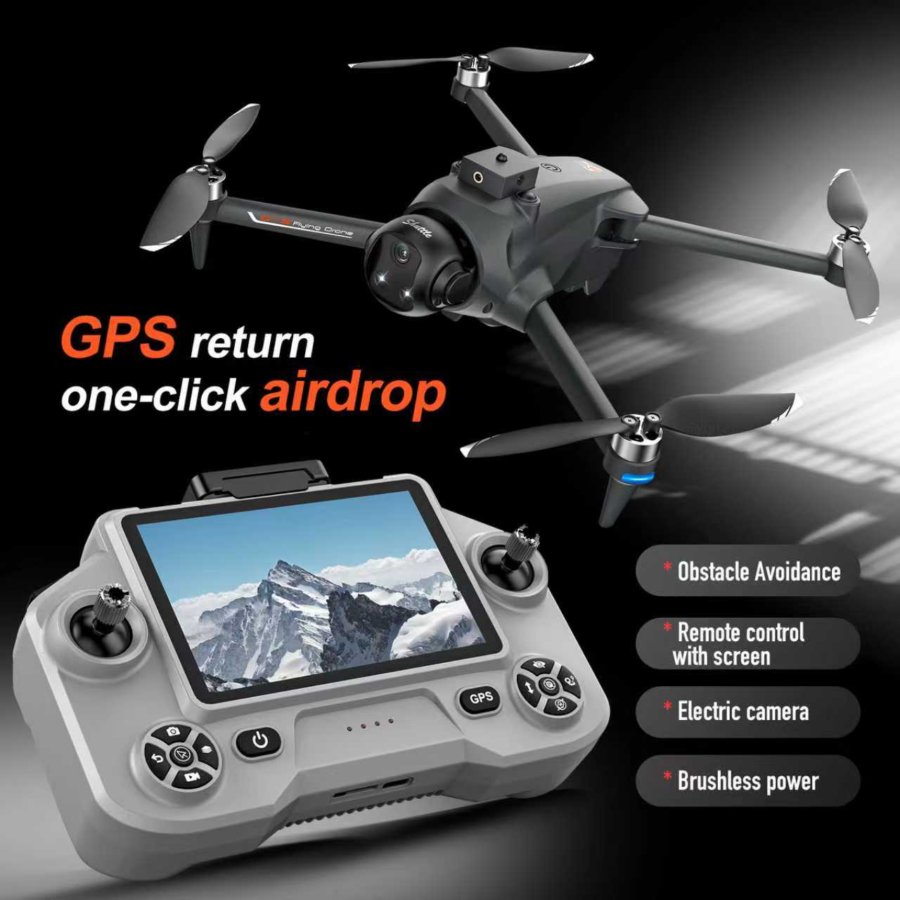 Drone Beacon Light - Drone Quadricottero FPV GPS YL059 con